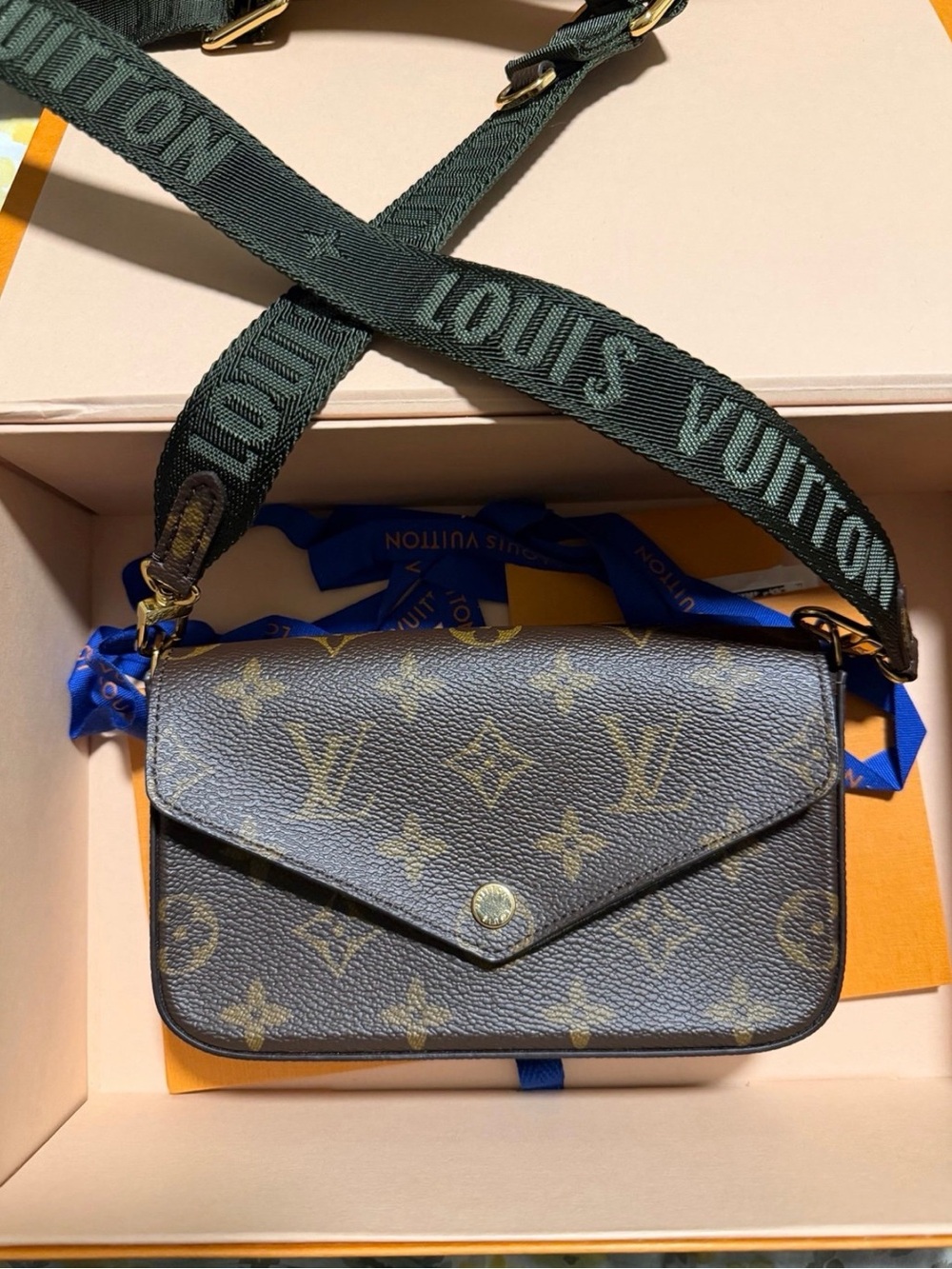 Louis Vuitton Monogram Felicie strap and go